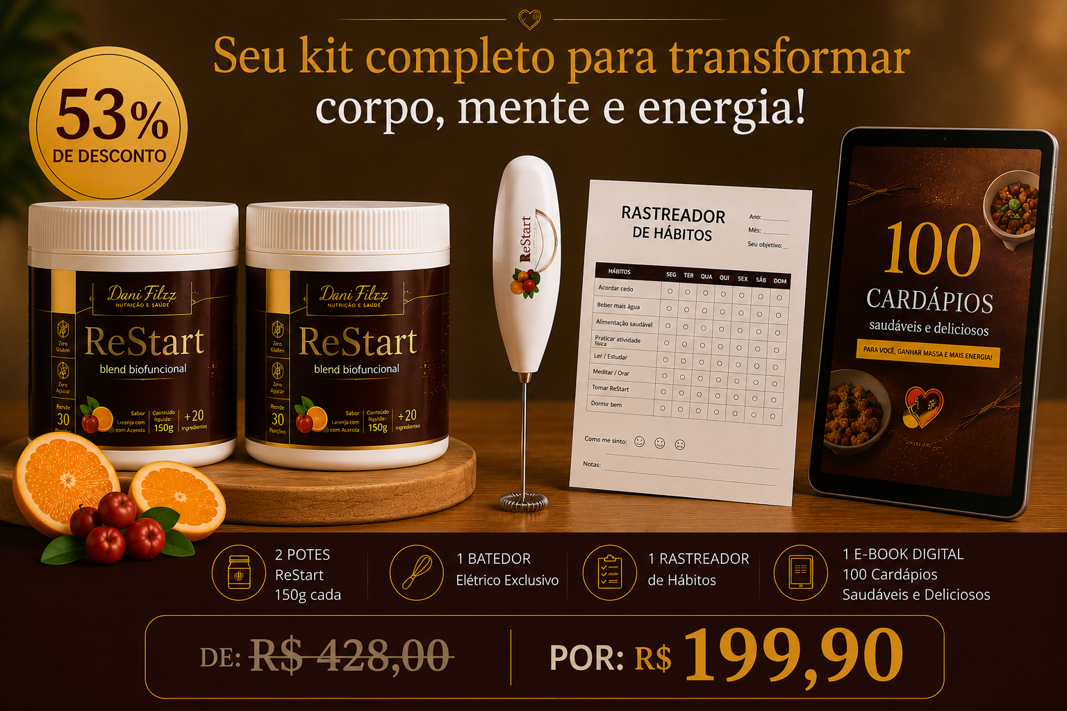 Kit ReStart Evolução - 60 dias